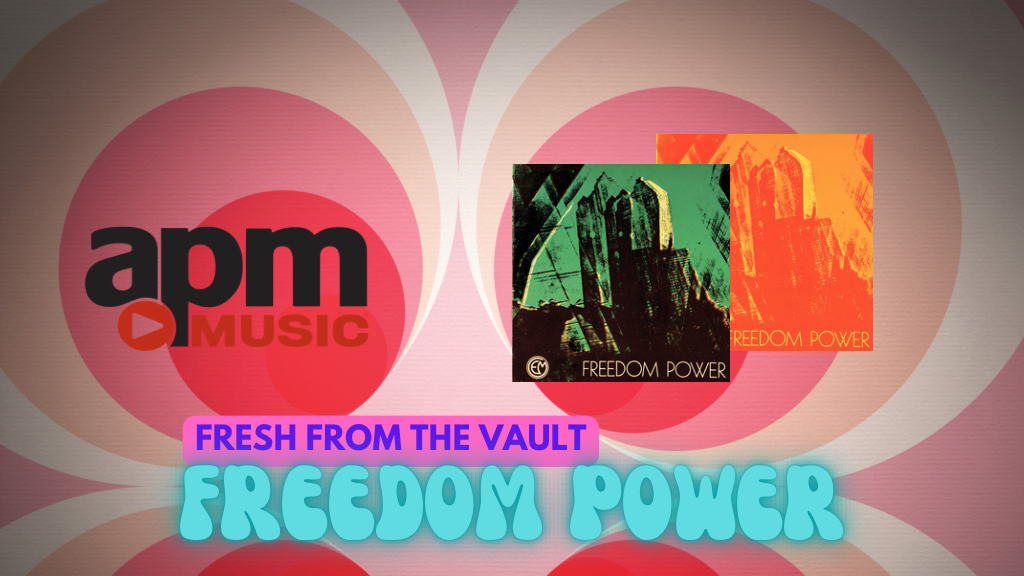 A graphic showing APM Music Fresh from the Vault