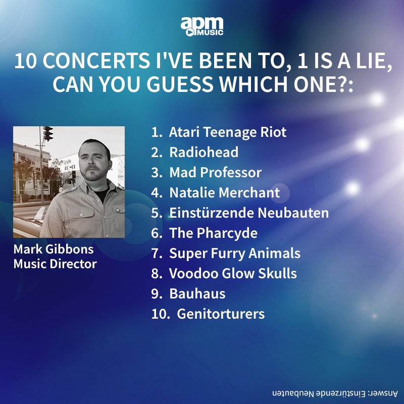 Which Concert Did I NOT Attend - Challenge